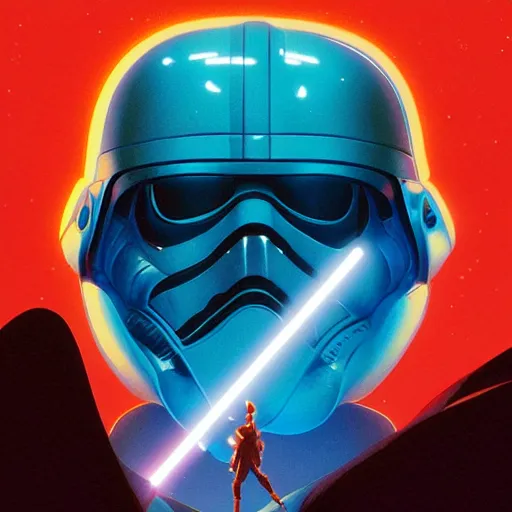 Image similar to face icon stylized minimalist star wars : episode v - the empire strikes back 1 9 8 0, loftis, cory behance hd by jesper ejsing, by rhads, makoto shinkai and lois van baarle, ilya kuvshinov, rossdraws global illumination