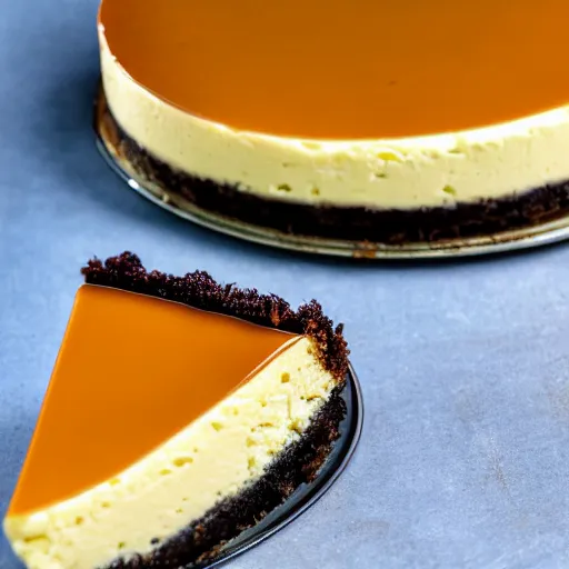 Prompt: close view of a delicious sweet and perfect marijuana cheesecake piece, award winning, 4 k, beautiful