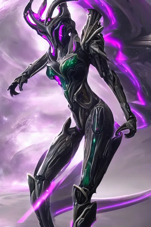 Prompt: galactic hyperdetailed elegant beautiful stunning giantess anthropomorphic sexy mecha saryn prime warframe female dragon goddess, sharp spines, sharp metal ears, smooth purple eyes, smooth fuschia skin, silver armor, bigger than galaxy, epic proportions, epic scale, epic size, warframe destiny fanart, furry, dragon art, goddess, giantess, octane render