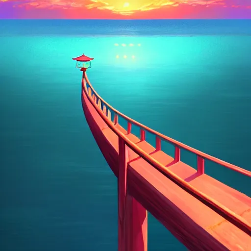 Image similar to torii gate in middle of a lake, digital art, rich vivid colors, ambient lighting, dynamic lighting, 4 k, official media, anime key visual, makoto shinkai, ilya kuvshinov, lois van baarle, rossdraws, detailed, trending on artstation