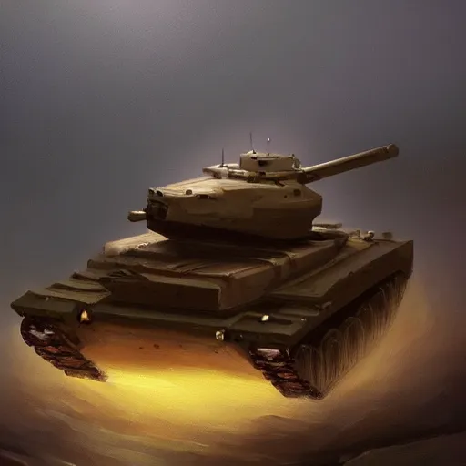 Prompt: tank in the shape of a book, oil painting, artstation, dramatic lighting,, beautiful