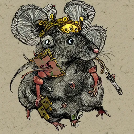 Rat King Fungi, an art print by Scoobtoobins - INPRNT