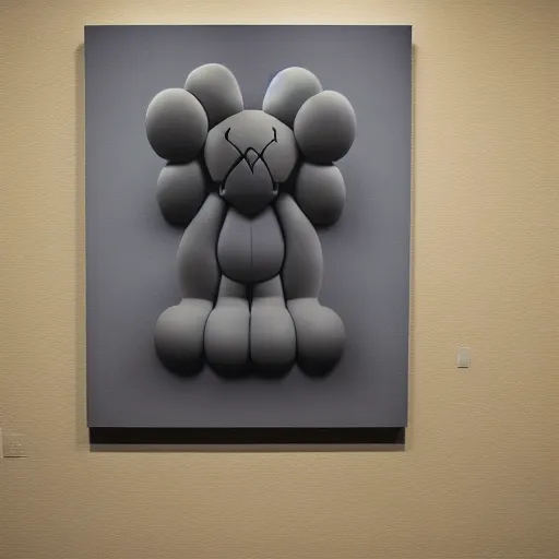 Prompt: beautiful kaws artwork w 6 4 0