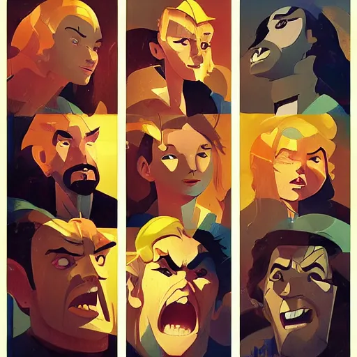 Image similar to face icon stylized minimalist the poseidon adventure 1 9 7 2, loftis, cory behance hd by jesper ejsing, by rhads, makoto shinkai and lois van baarle, ilya kuvshinov, rossdraws global illumination