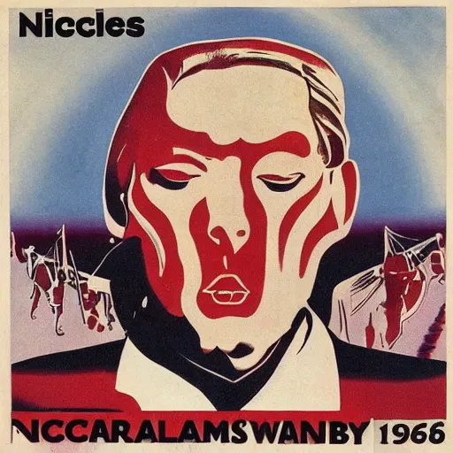 Image similar to 1960s concept album cover for an intended album by \'Nicholas Lansbury\'