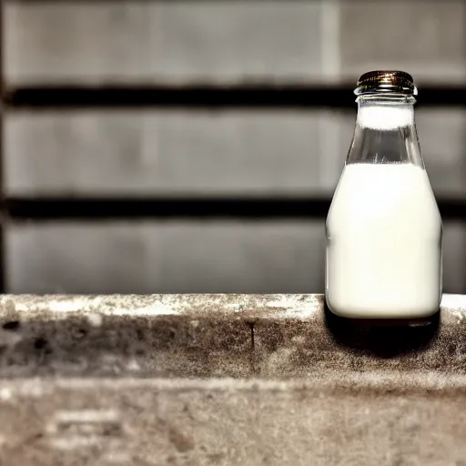 Image similar to bottle of milk inside a jail