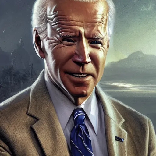 Image similar to president joe biden as reptile, reptilian eyes, conspiracy, ultra realistic, concept art, intricate details, eerie, highly detailed, photorealistic, octane render, 8 k, unreal engine. art by artgerm and greg rutkowski and alphonse mucha