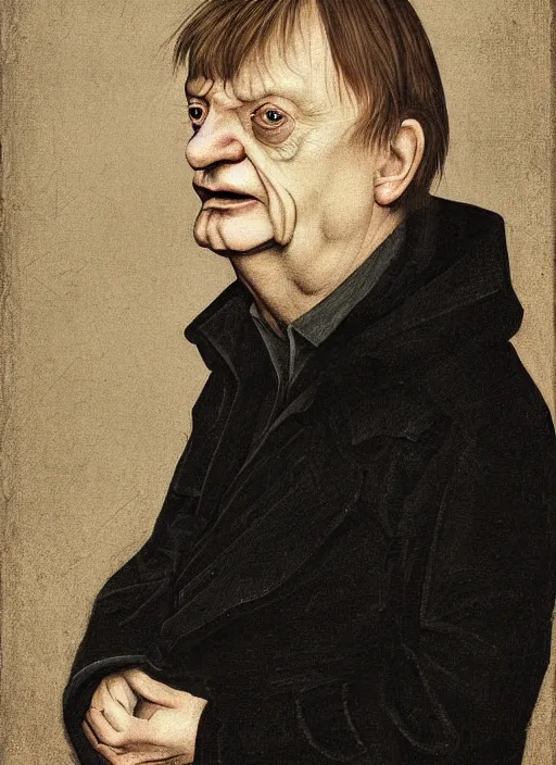 Image similar to mark e. smith by hieronymus bosch, detailed digital art, trending on Artstation