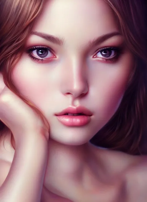 Image similar to a gorgeous female photo, professionally retouched, soft lighting, half body shot, realistic, smooth face, perfect eyes, symmetrical, wide angle, sharp focus on eyes, 8 k high definition, insanely detailed, intricate, elegant, art by artgerm