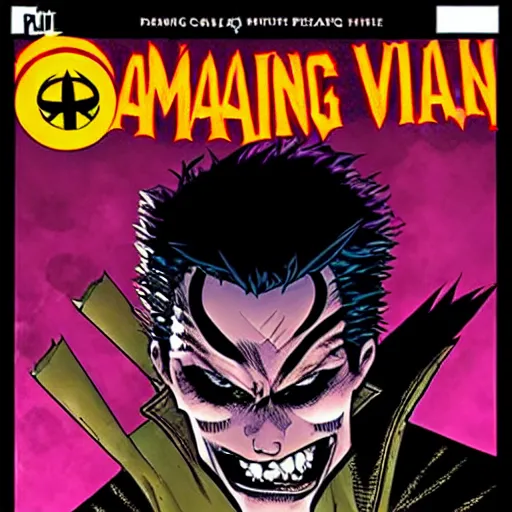 Image similar to amazing comic book art of a punk vampire hiding from the police in a dark alley, comic cover, award - winning, masterpiece, drawn by greg capullo and sean murphy and peach momoko and russell dauterman and ryan ottley