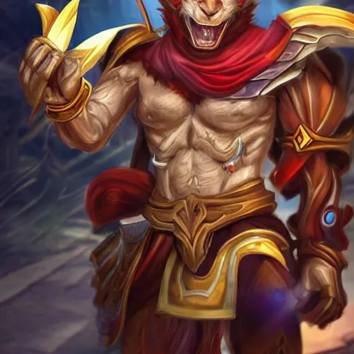 Image similar to wukong from league of legends