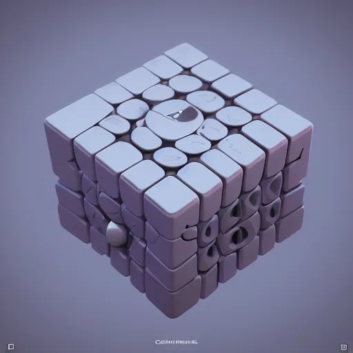 Prompt: futuristic rubicks cube,product,octane render,detailed,unreal render,3d,4k,isometric