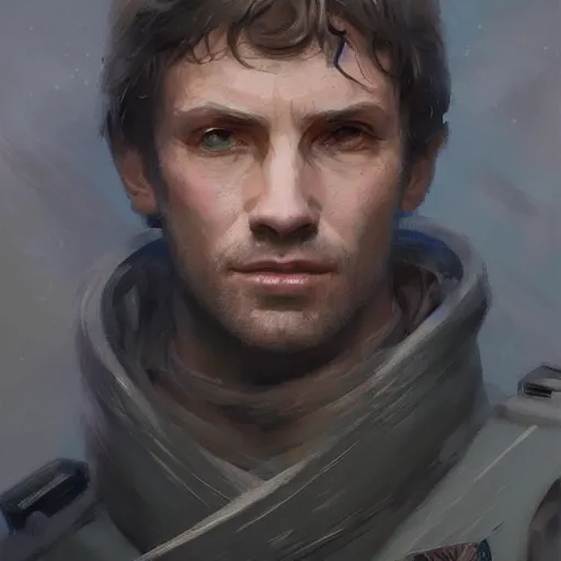 Image similar to portrait of a man by Greg Rutkowski, Col Skywalker from the Star Wars Expanded Universe, he has about 30 years old, highly detailed portrait, digital painting, artstation, concept art, smooth, sharp foccus ilustration, Artstation HQ