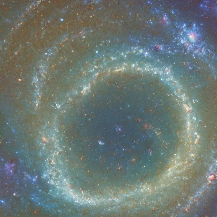 Image similar to A spiral galaxy with a barrel, NASA true color photograph, very detailed, 8k resolution