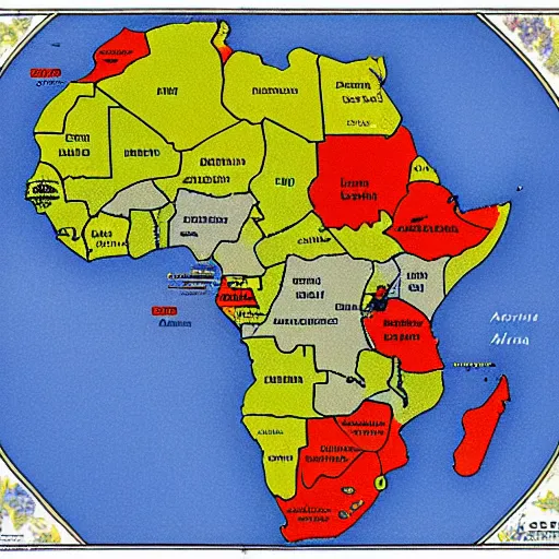 Image similar to map of Africa