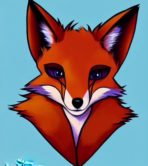 Image similar to expressive stylized master furry artist digital colored pencil painting full body portrait character study of the fox small head fursona animal person by master furry artist blotch