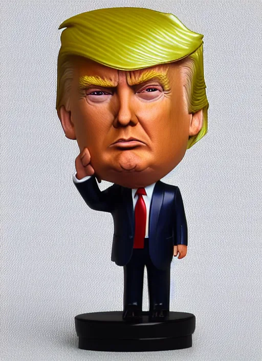 Prompt: 80mm resin detailed miniature of Donald Trump, Product Introduction Photos, 4K, Full body