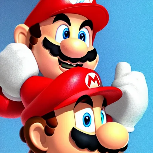 Prompt: super mario, photorealistic