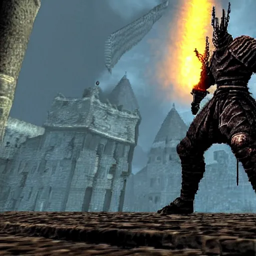 Image similar to Dark Souls in ps1 style