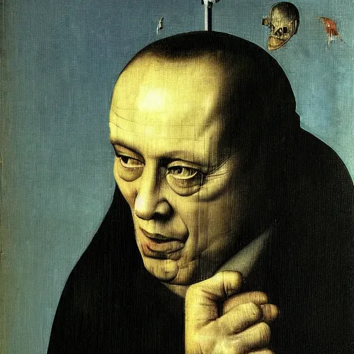 Image similar to Silvio Berlusconi by Hieronymus Bosch