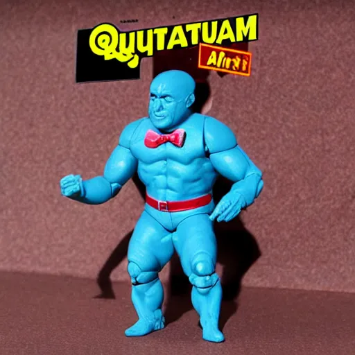 Image similar to quantum mechanics, stop motion vinyl action figure, plastic, toy, butcher billy style