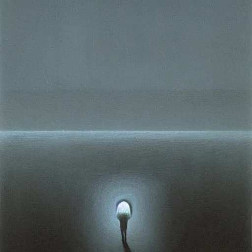 Prompt: iPhone by zdzislaw beksinski