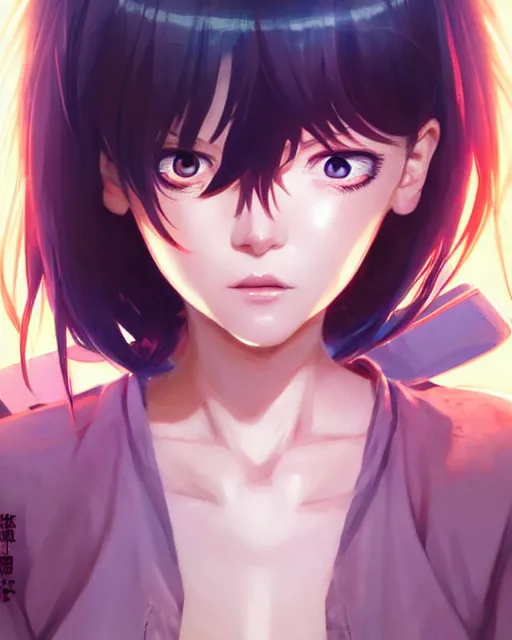 Image similar to portrait Anime as Flash girl cute-fine-face, pretty face, realistic shaded Perfect face, fine details. Anime. realistic shaded lighting by katsuhiro otomo ghost-in-the-shell, magali villeneuve, artgerm, rutkowski, WLOP Jeremy Lipkin and Giuseppe Dangelico Pino and Michael Garmash and Rob Rey