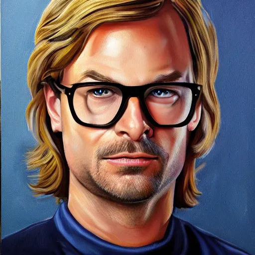 Prompt: once upon a time in hollywood jeffrey dahmer, oil painting, ultradetailed, artstation, ultradetailed, digital painting, ultradetailed