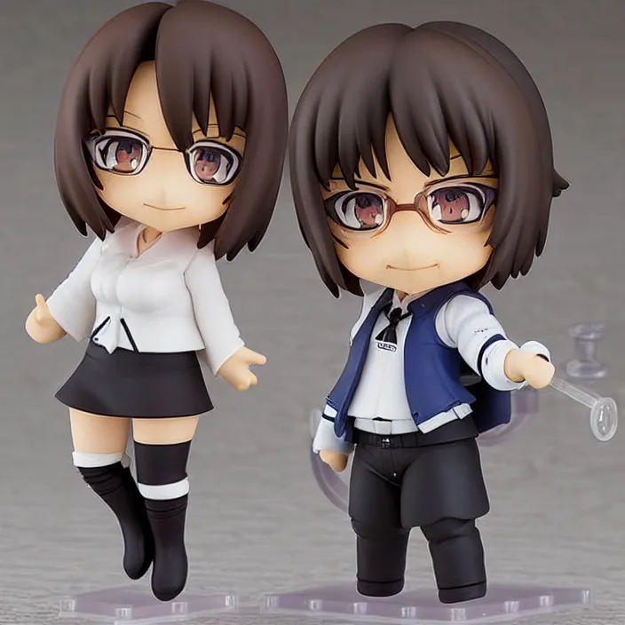 Prompt: frank reynolds, an anime nendoroid of frank reynolds figurine, detailed product photo