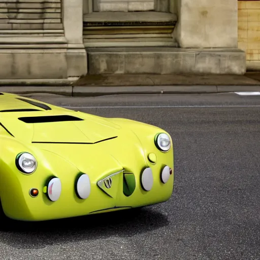 Image similar to a car inspired by a lemon