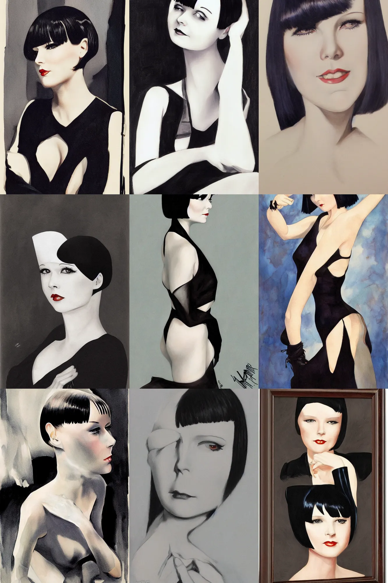 Prompt: mary louise brooks by rob rey and jesper ejsing