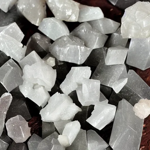 Prompt: antimony crystals