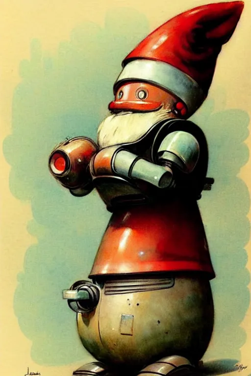 Image similar to ( ( ( ( ( 1 9 5 0 s robot knome very fat. muted colors. ) ) ) ) ) by jean - baptiste monge!!!!!!!!!!!!!!!!!!!!!!!!!!!!!!