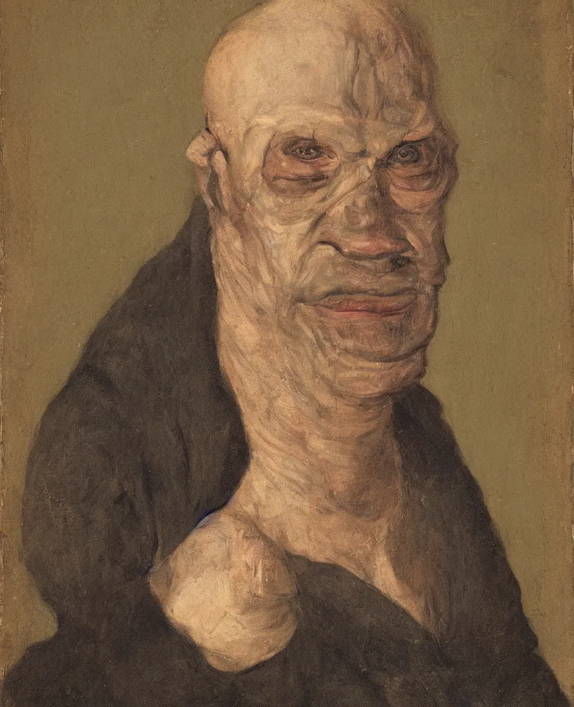 Image similar to portrait of an ugly man