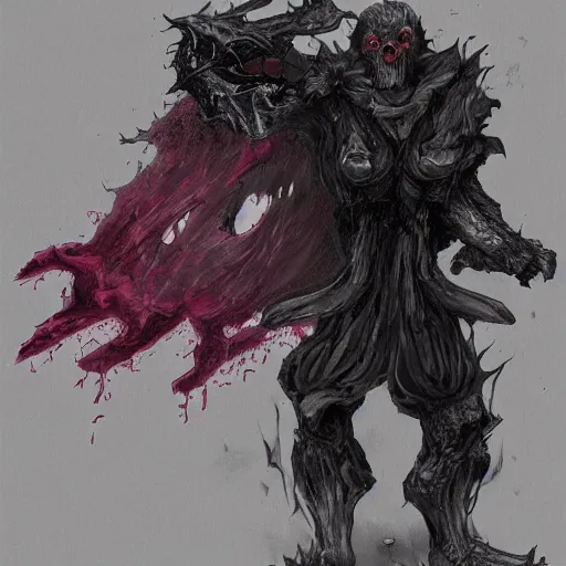 Image similar to dark oppressive amtosphere luficer which is super angry talking with the with extreme anger filled reaper in dark hell with dark red highlights, by aleksandra waliszewska and aoi ogata, horror dystopia concept art