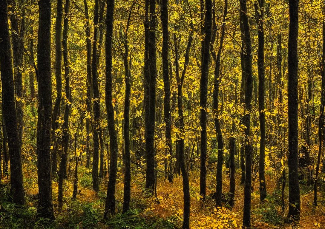 Prompt: a golden bright forest, detailed photography, dennis velleneuve, vivid colors, ultra realistic, 8 k, photography