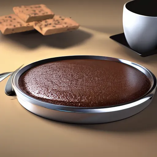 Prompt: a non-euclidean brownie pan, photo realistic, Raytracing, realistic reflections, HD, 4k, 8k