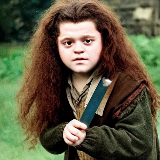 Image similar to a photo of young hagrid as a child