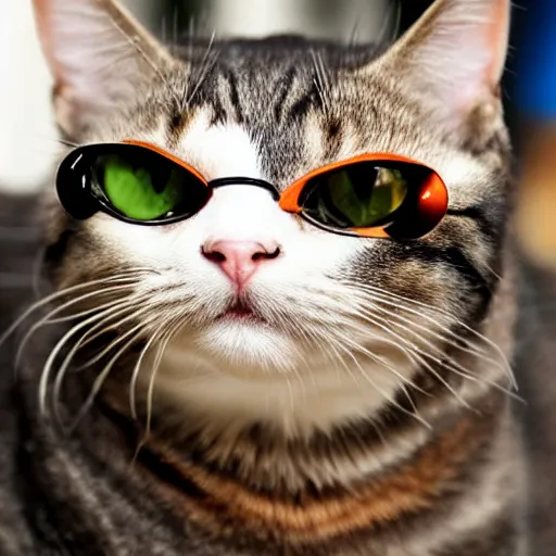 Prompt: cat with 4 eyes