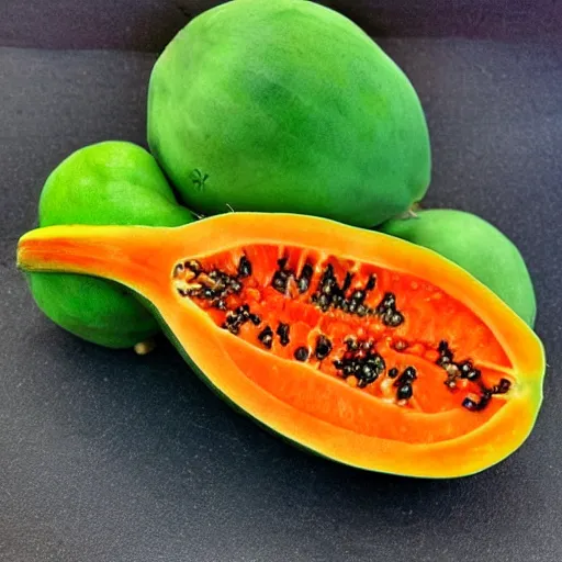Image similar to papaya smurf