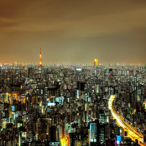 Prompt: tokyo night, cityscape, cinematic