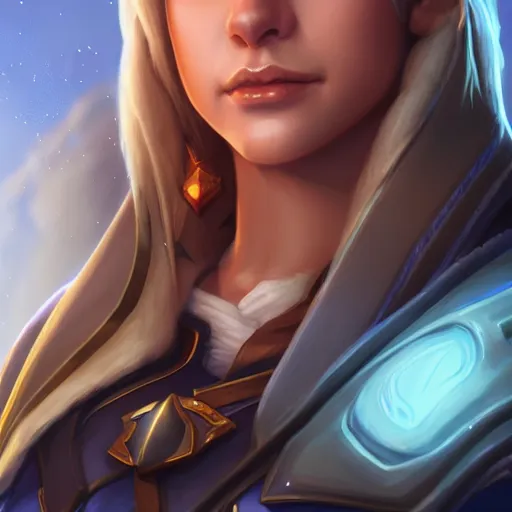 Image similar to portrait of jaina proudmoore amazing details 4 k beautiful ultra realistic sharp focus cinematic lightning highly detailed, digital painting, artstation, concept art, smooth, sharp focus, illustration sozomaika artgerm dandonfuga