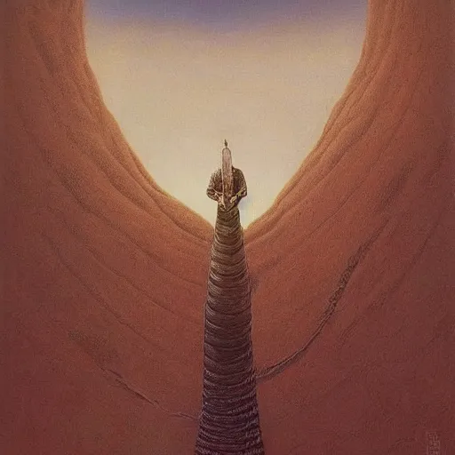 Prompt: !dream political propaganda of sandworm from Dune with the face of Joe Biden Joe Biden Joe Biden!!!!!!!!!!!!!!!!!!!!!!!!!!!!!!!, by Beksinski