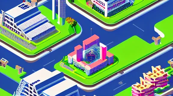 Prompt: tokyo in sim city style, isometric perspective, highly detailed, pixelart, deviantart