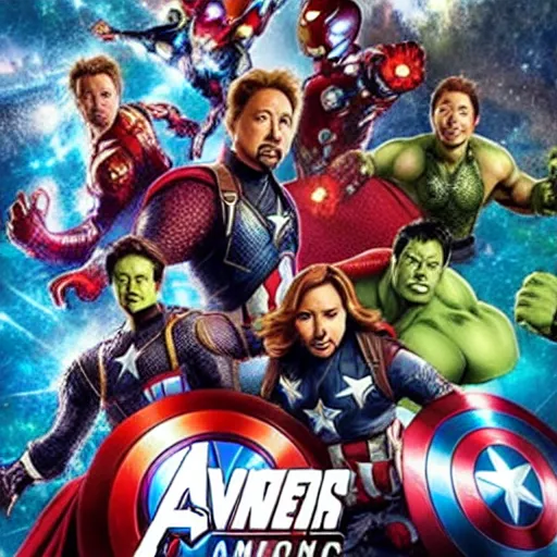 Avengers the Kang dynasty poster, Stable Diffusion