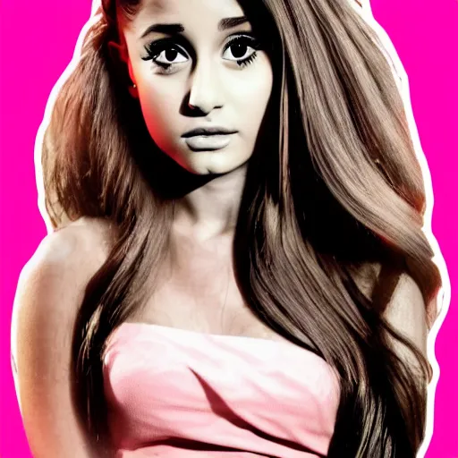 Image similar to ariana grande, creative photo manipulation, creative photoshop, digital art