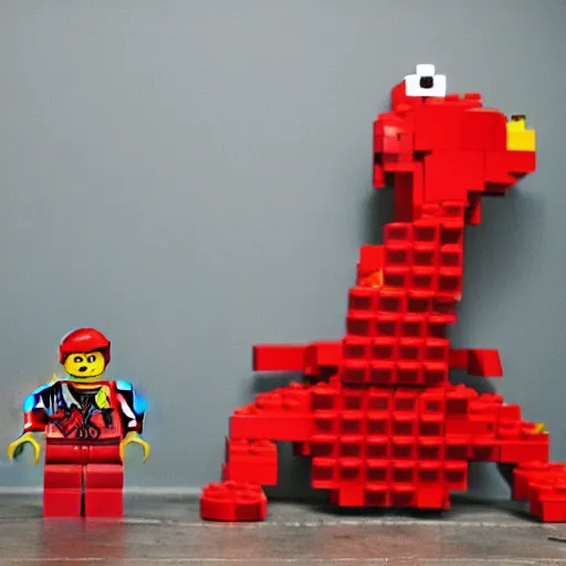 Prompt: lego elmo set