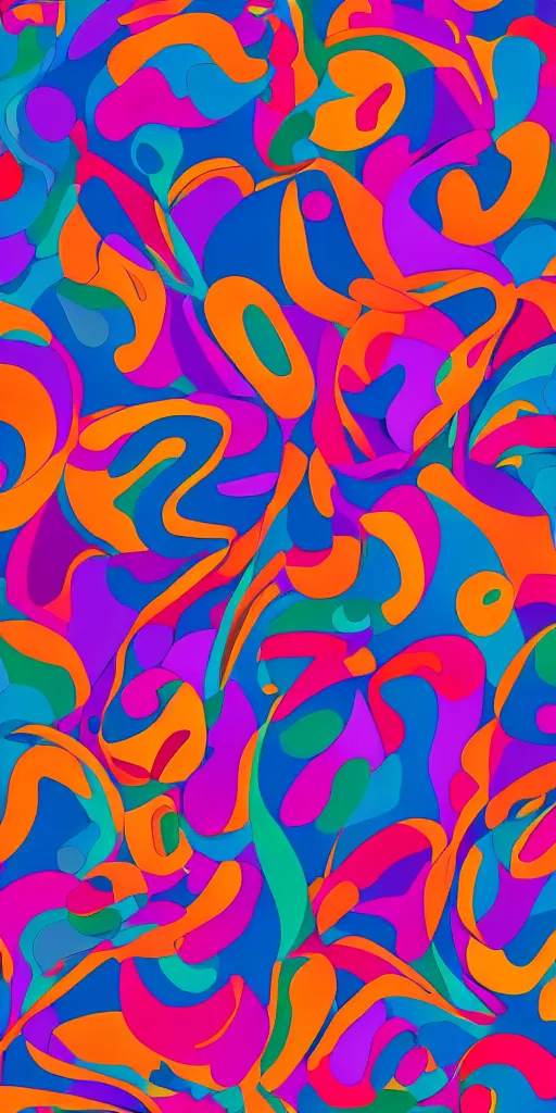 Prompt: abstract colorful pattern wallpaper, trending on artstation