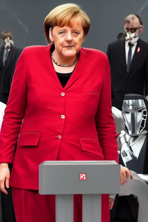 Prompt: Angela Merkel as Sith lord