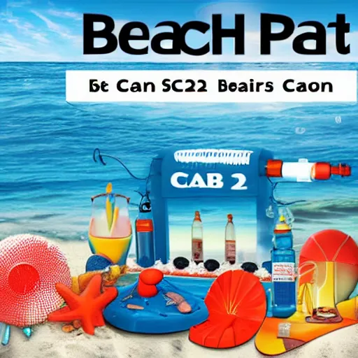 Image similar to Beach party with CO2 cannon